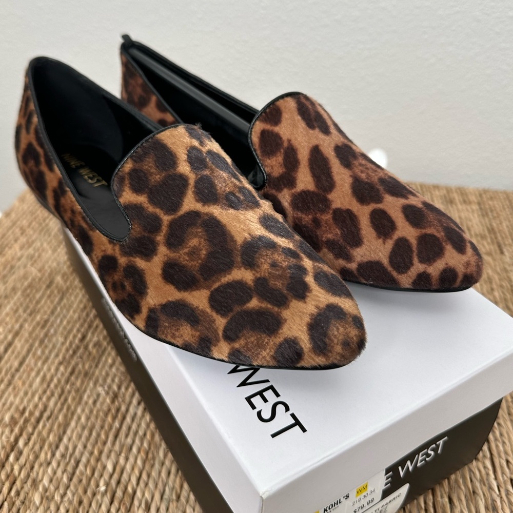 NEW Nine West Leopard Print Flats